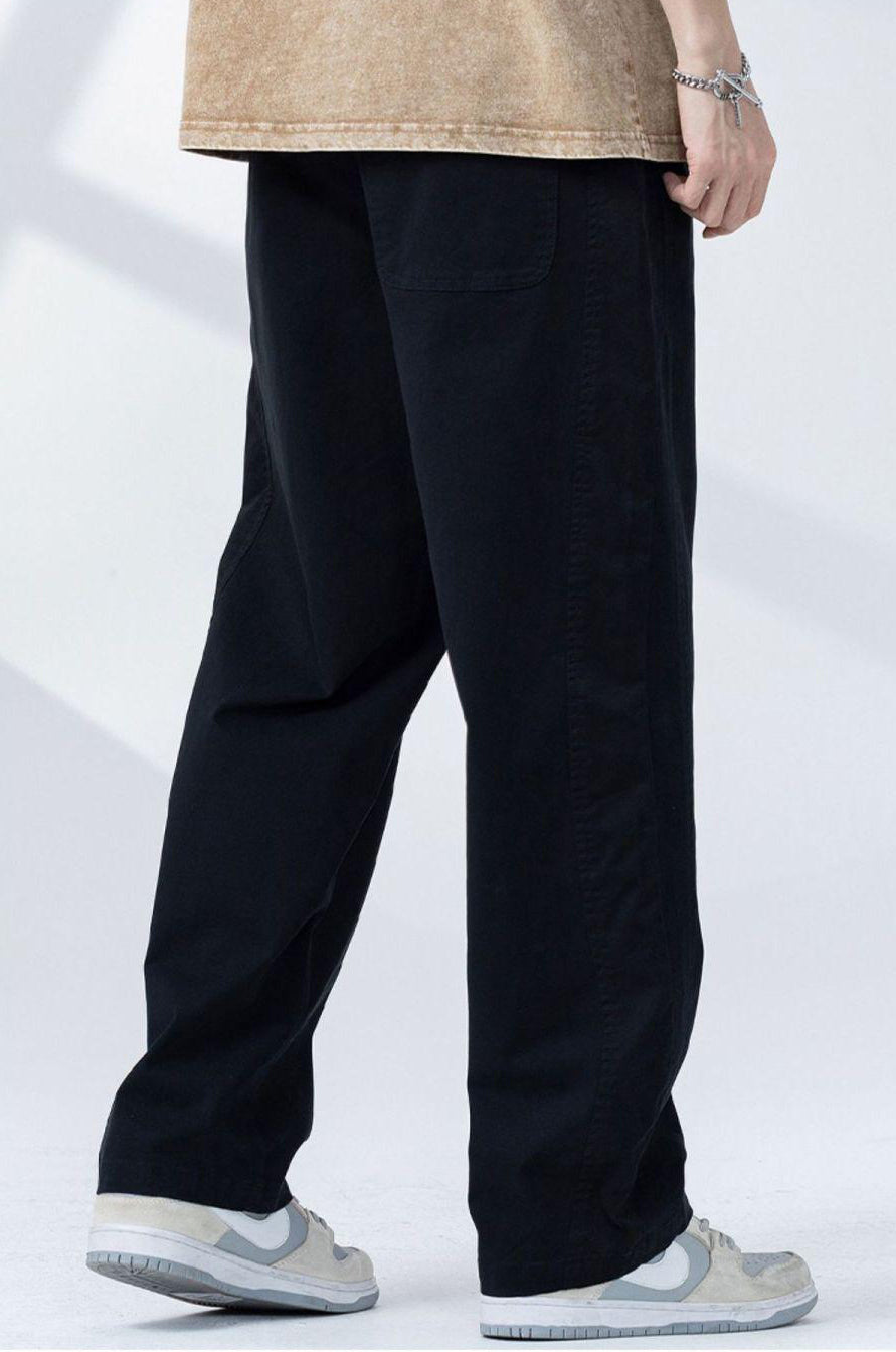 Men Mid Rise Easy Wash Regular Trousers