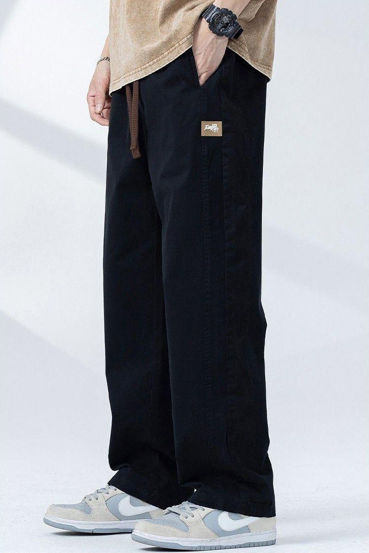 Men Mid Rise Easy Wash Regular Trousers