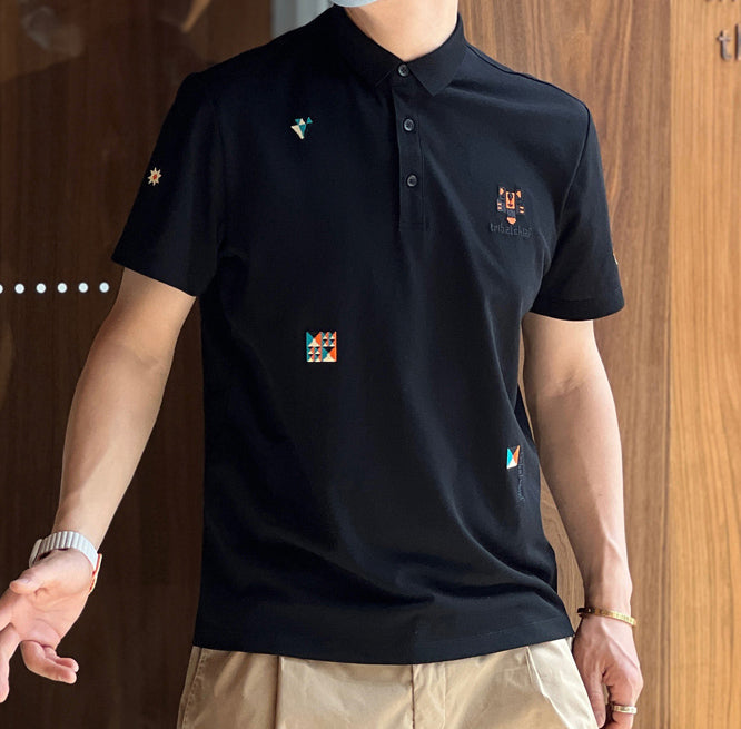 Polo Collar Short Sleeves T-shirt