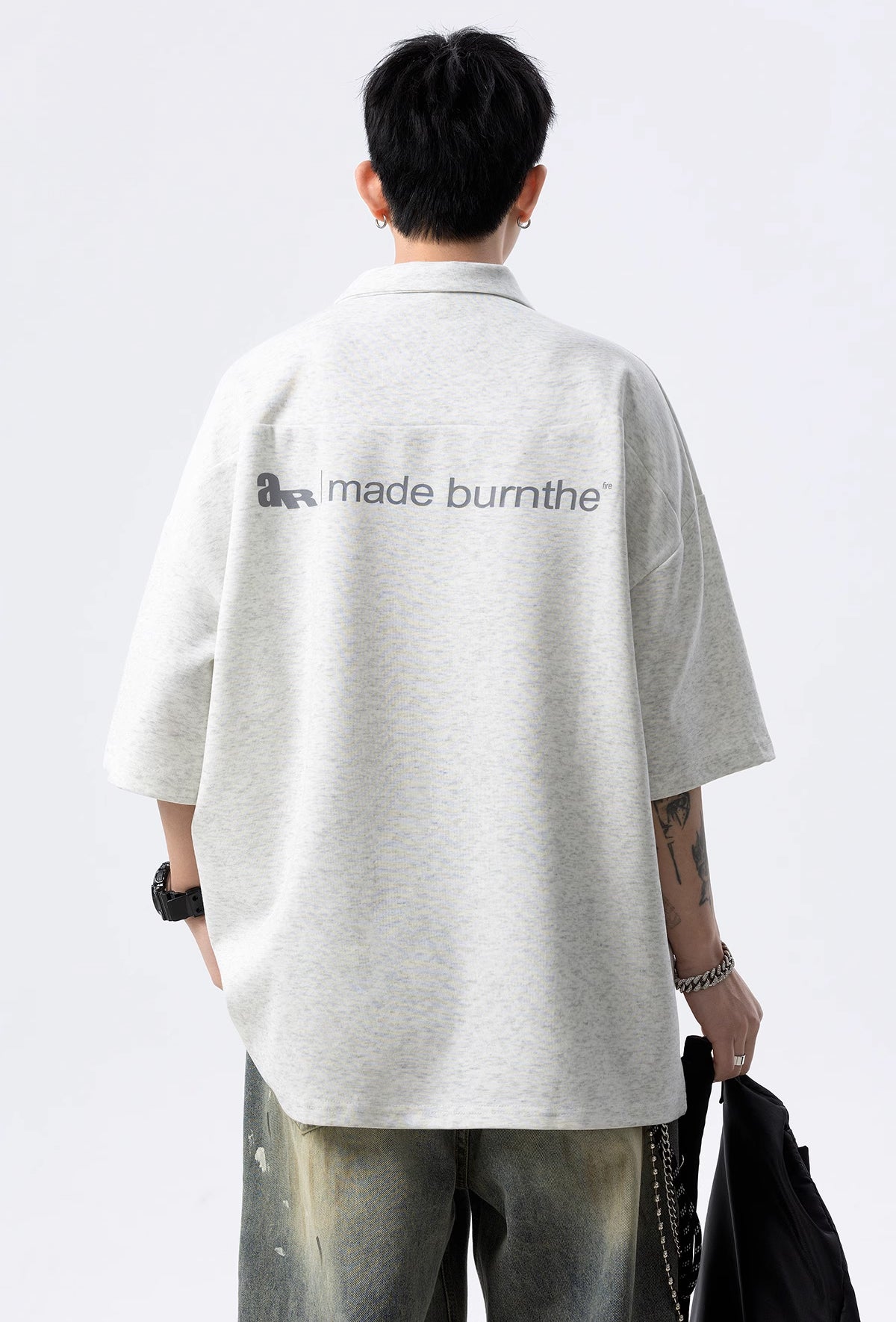 Short Sleeves Polo Collar T-shirt