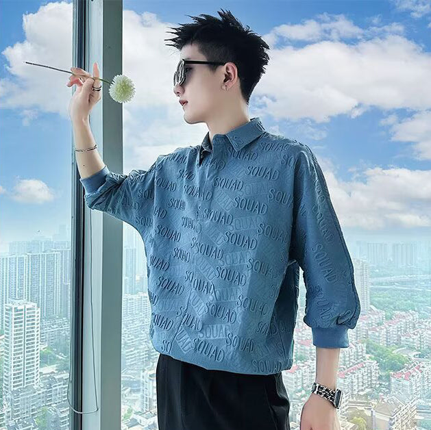 Men Typography Printed Spread Collar Casual Shirt