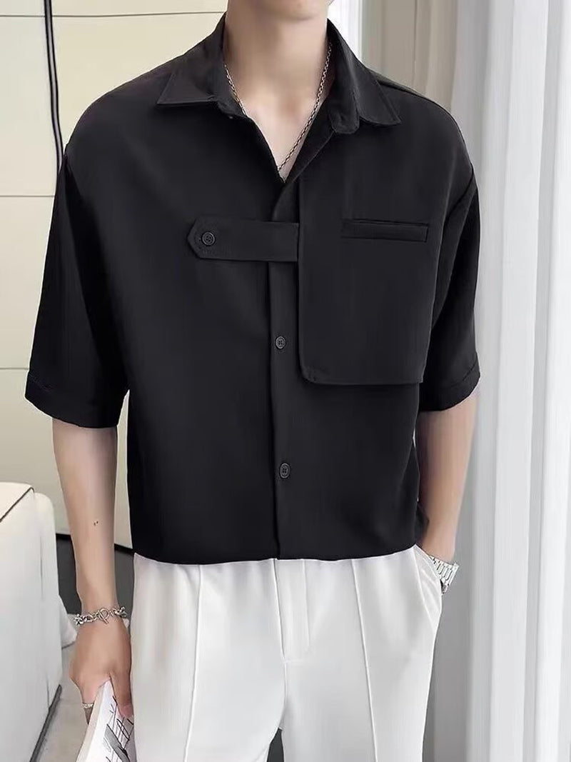 Spread Collar Regular Fit Shirt