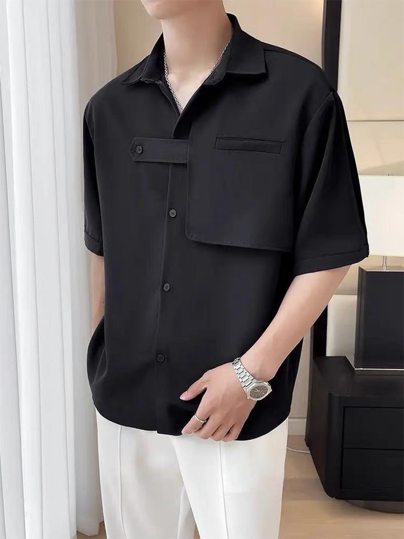 Spread Collar Regular Fit Shirt