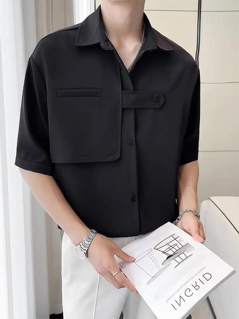Spread Collar Regular Fit Shirt