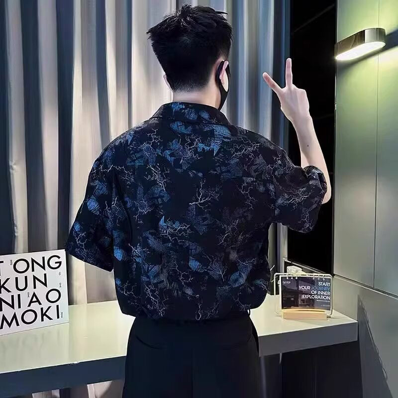 Revolte Men Abstract Printed Casual Shirt