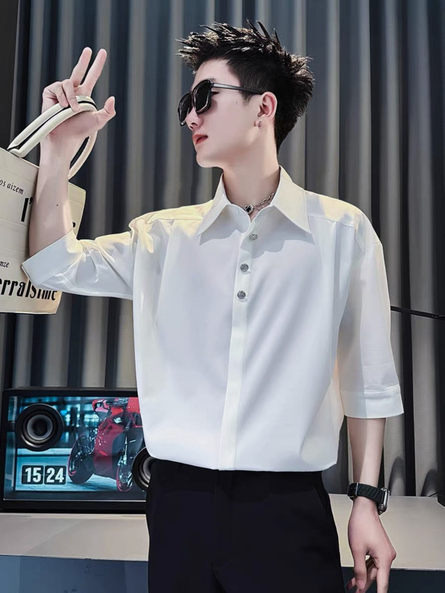Cutaway Collar Shirt