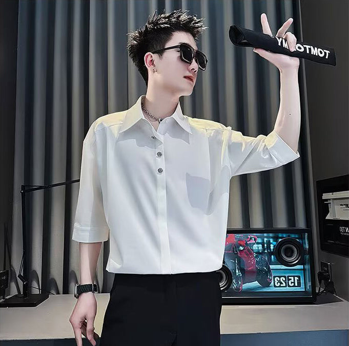 Cutaway Collar Shirt