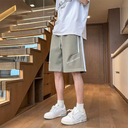 Men Striped Mid-Rise Relaxed Fit Outdoor Shorts