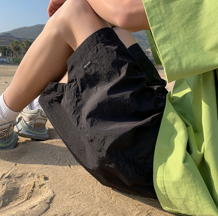 Men Loose Fit Low-Rise Outdoor Shorts