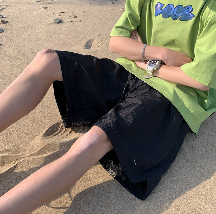 Men Loose Fit Low-Rise Outdoor Shorts