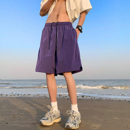 Men Loose Fit Low-Rise Outdoor Shorts