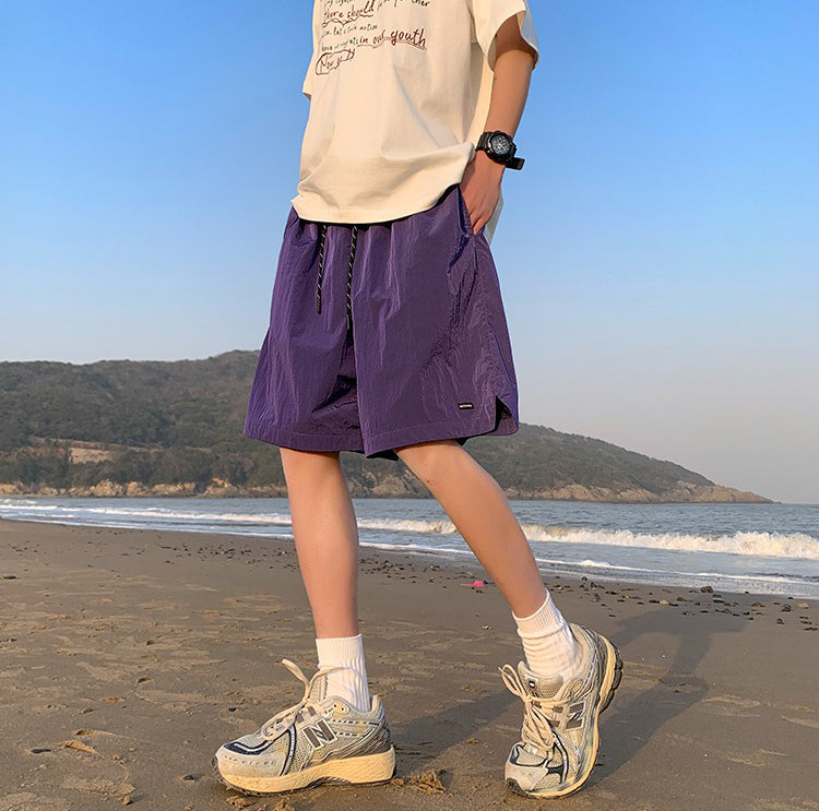 Men Loose Fit Low-Rise Outdoor Shorts