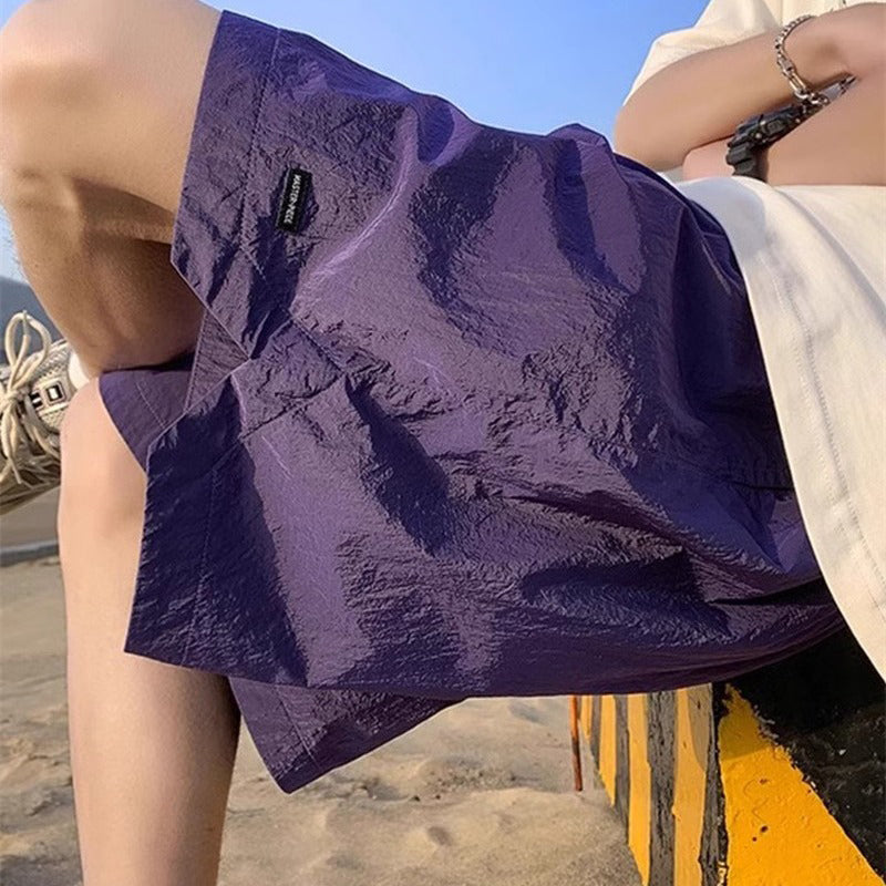 Men Loose Fit Low-Rise Outdoor Shorts