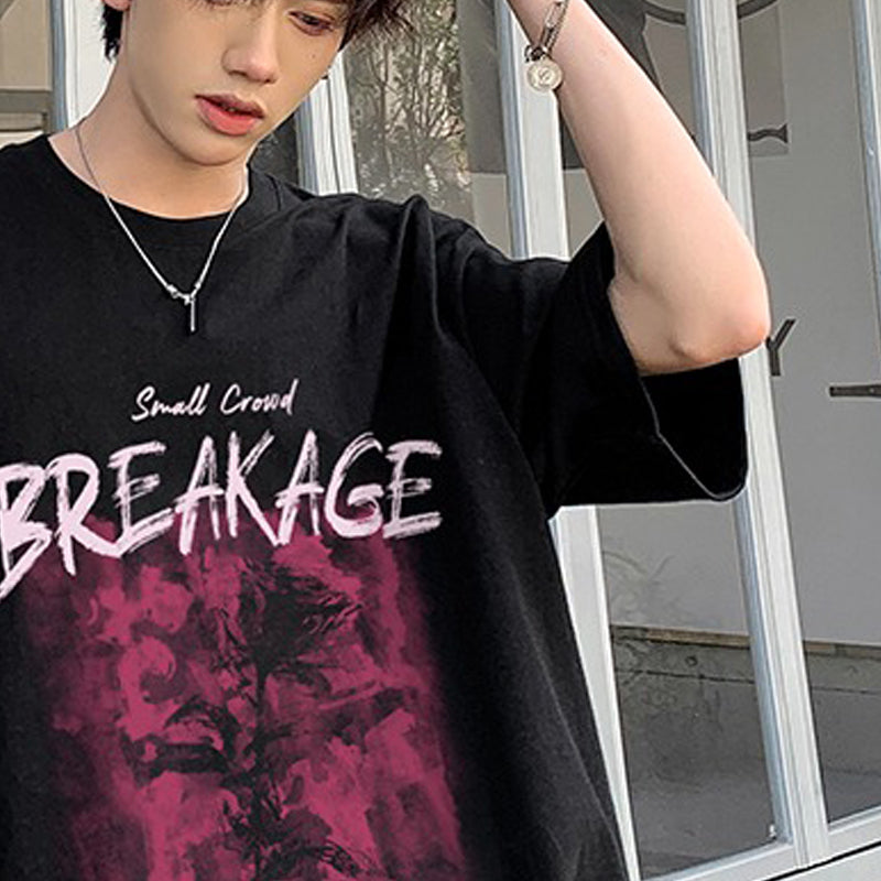 Graphic Printed Oversized Casual T-Shirt