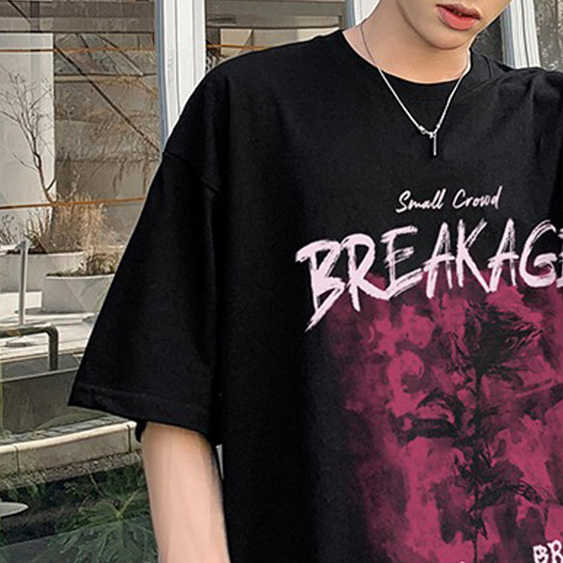 Graphic Printed Oversized Casual T-Shirt