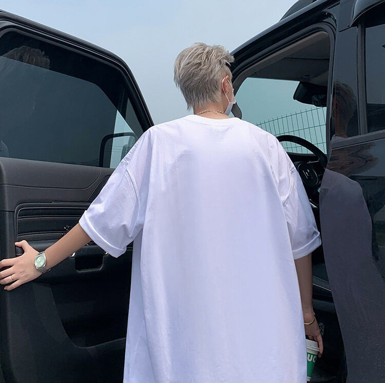 Typography Printed Oversized Casual T-Shirt