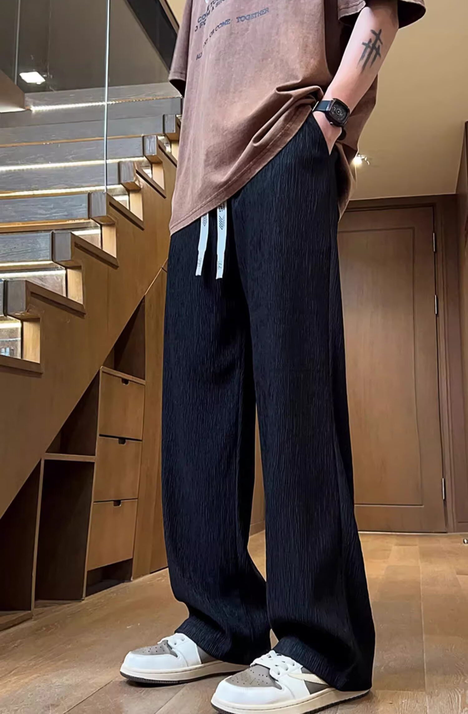 Men Regular Fit Trousers
