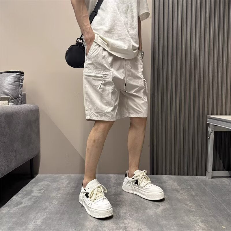 Men Relaxed Fit Outdoor Cargo Shorts