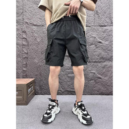 Men Low-Rise Rapid-Dry Cargo Shorts