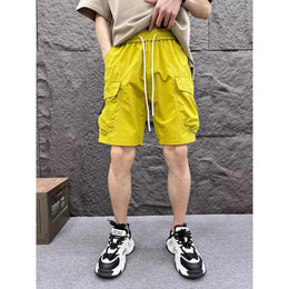 Men Low-Rise Regular Fit Cargo Shorts