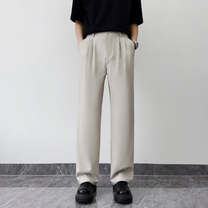 Men Easy Wash Regular Trousers