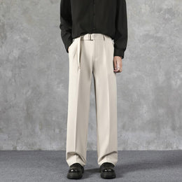 Men Mid-Rise Easy Wash Trousers