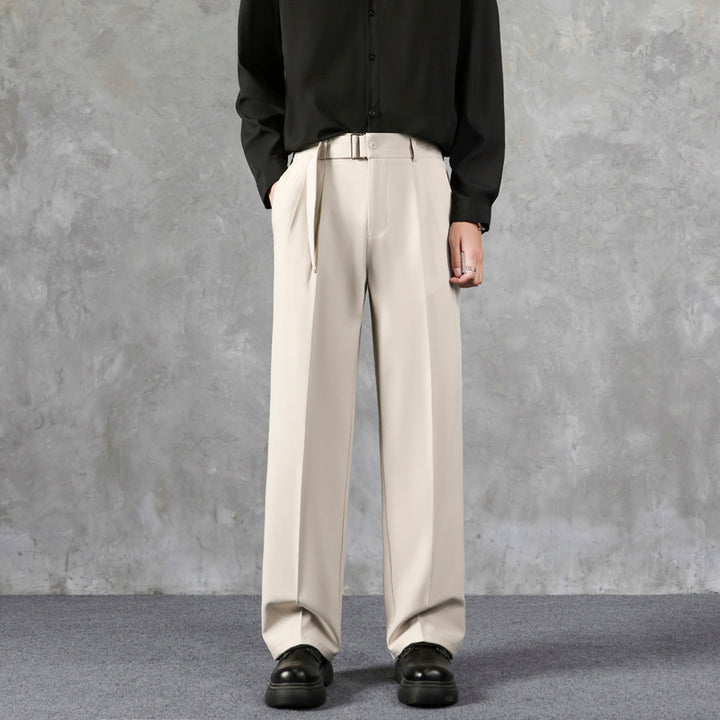 Men Mid-Rise Easy Wash Trousers