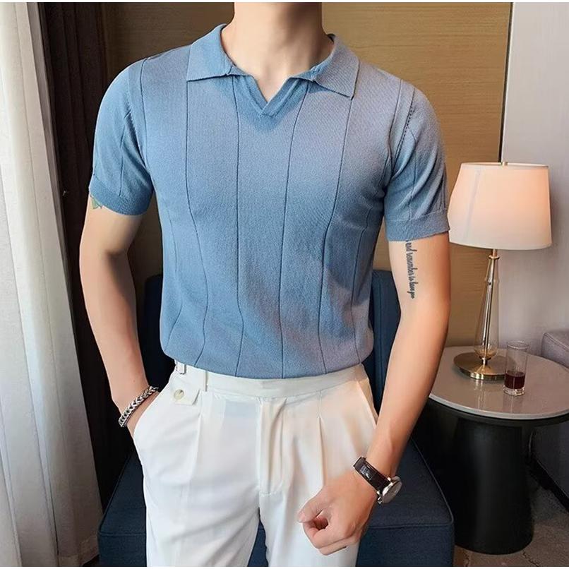 Regular Fit Polo Collar Tshirt