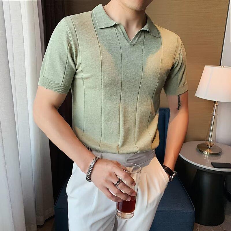 Regular Fit Polo Collar Tshirt