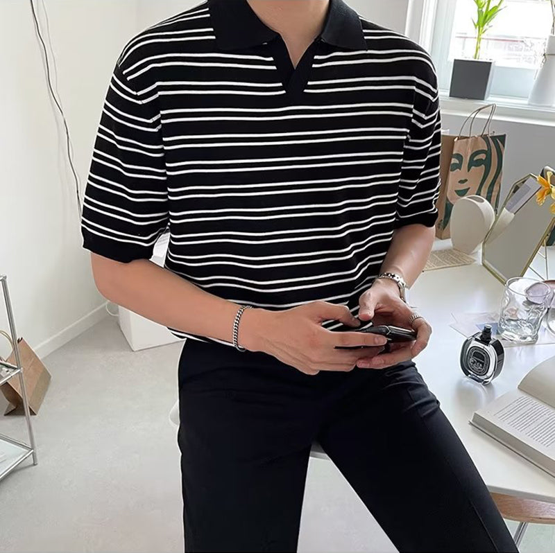 Regular Fit Polo Collar Tshirt