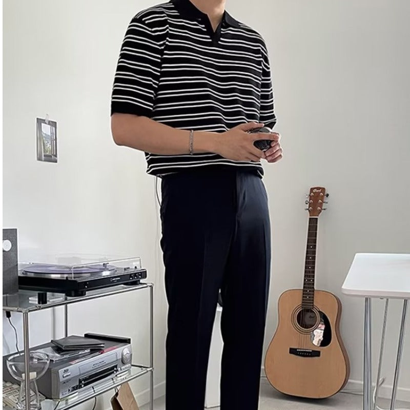 Regular Fit Polo Collar Tshirt