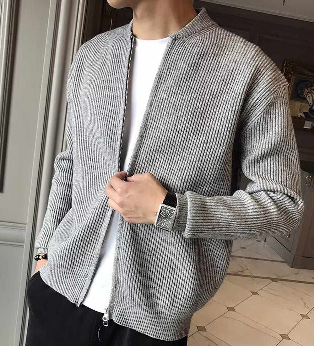 Men Striped Tailored Jacket