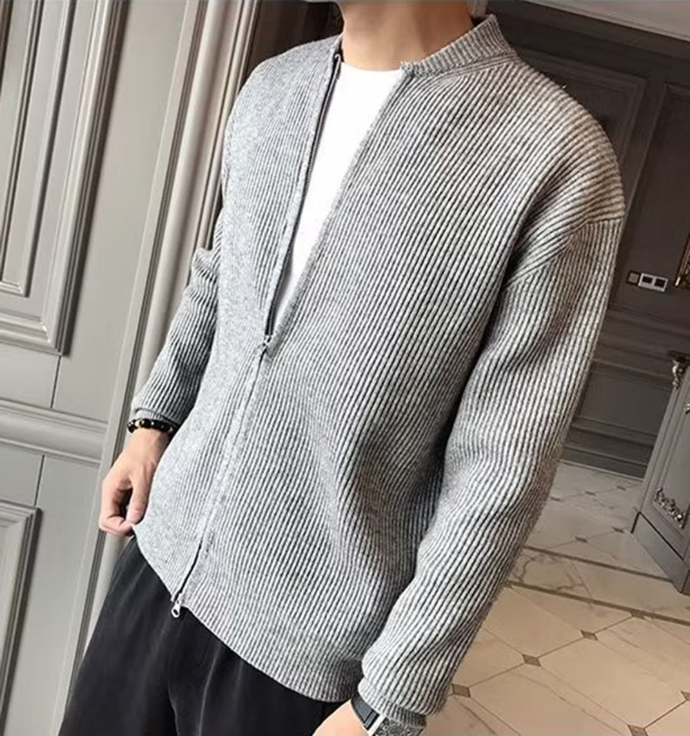 Men Striped Tailored Jacket