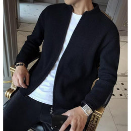 Men Tailored Open-Front  Jacket