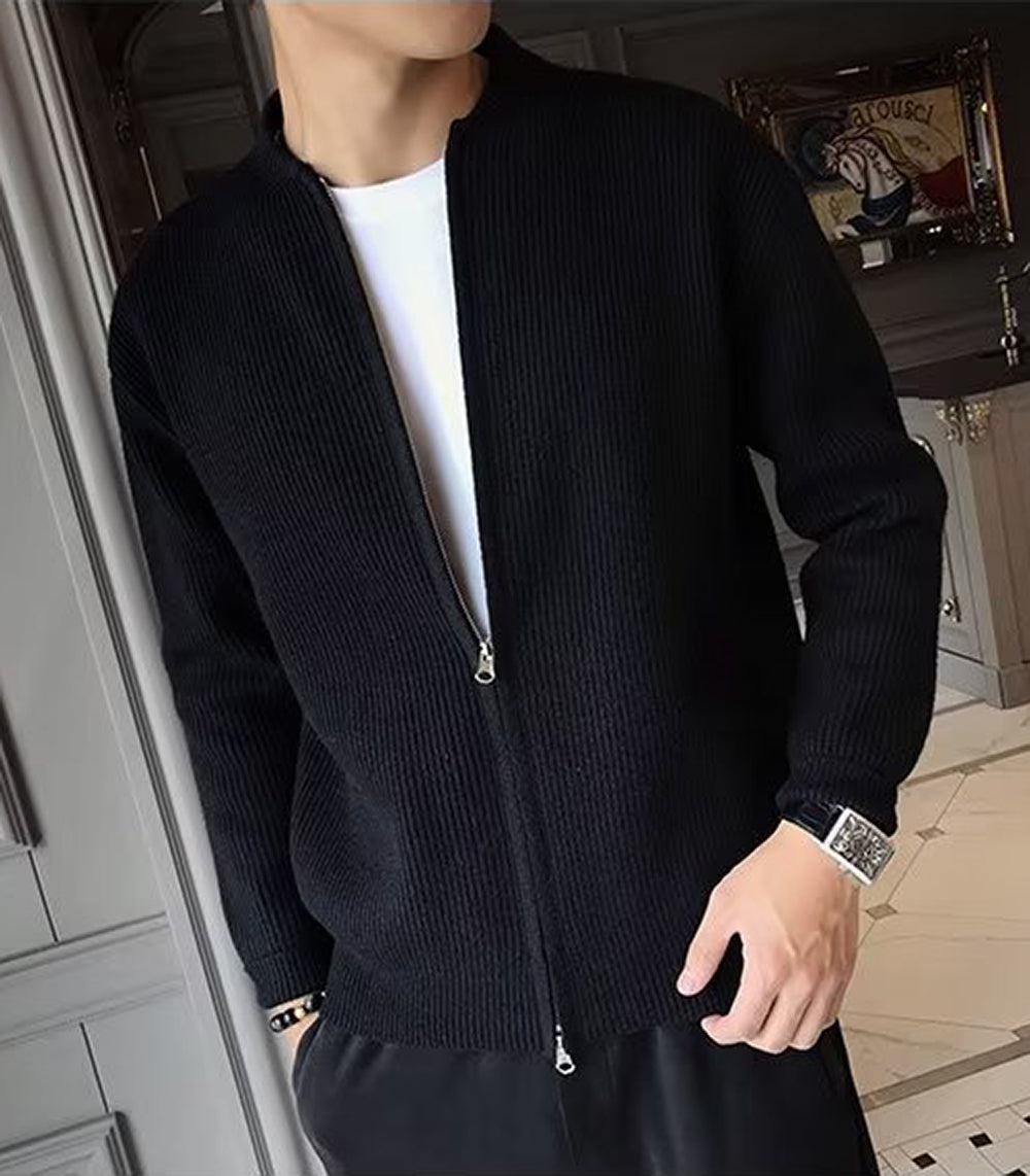 Men Tailored Open-Front  Jacket