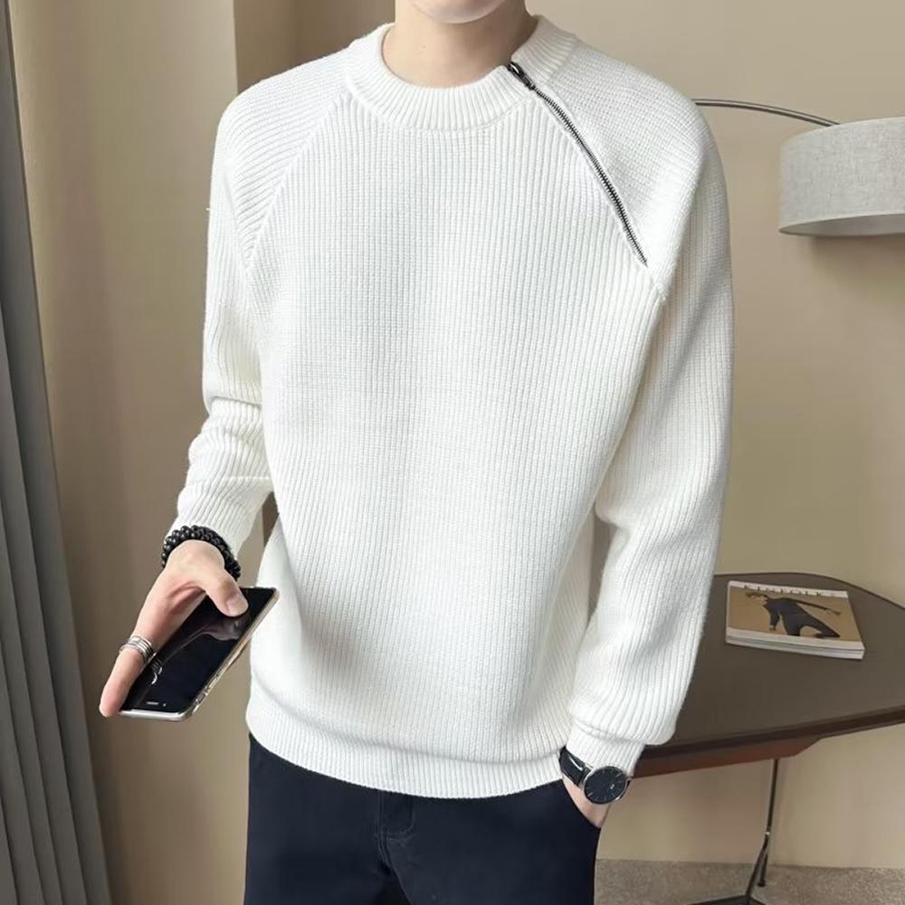Men Round Neck Pullover
