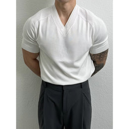 V-Neck Short Sleeves T-shirt
