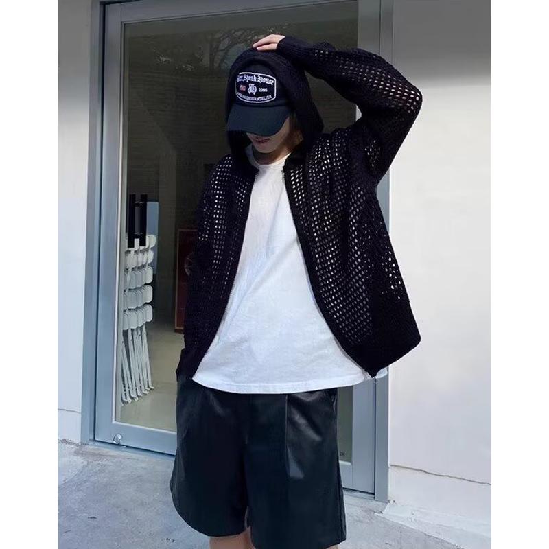Hooded Neck Long Sleeves Shrug
