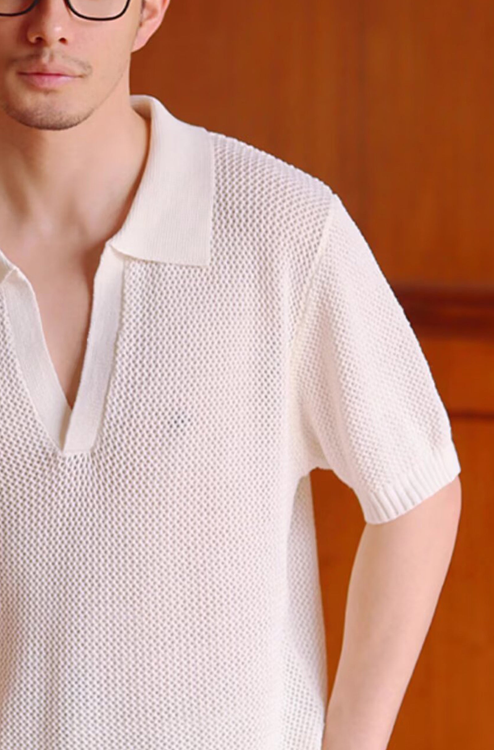 Polo Collar Short Sleeves T-shirt