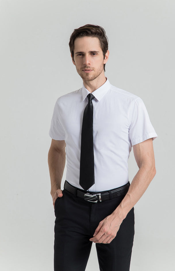 Cutaway Collar Long Sleeves Formal Shirt