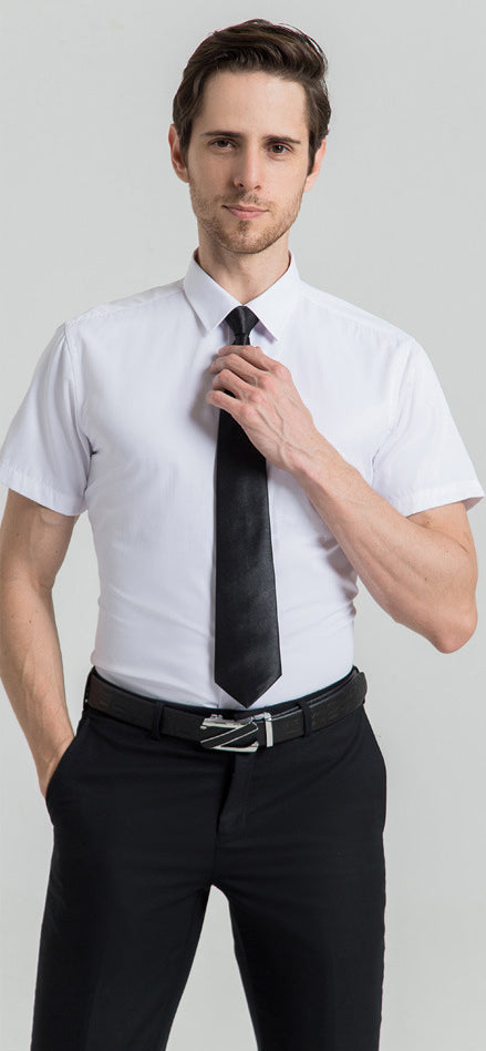 Cutaway Collar Long Sleeves Formal Shirt