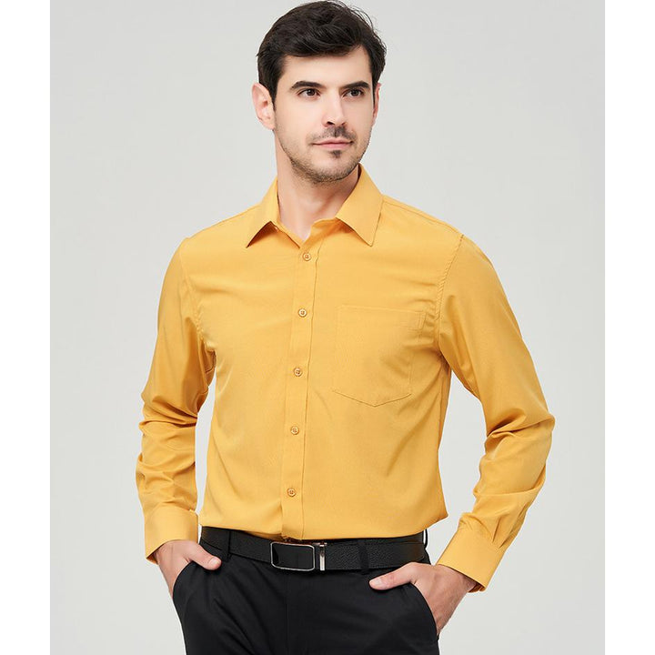 Cutaway Collar Long Sleeves Formal Shirt
