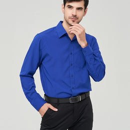 Cutaway Collar Long Sleeves Formal Shirt
