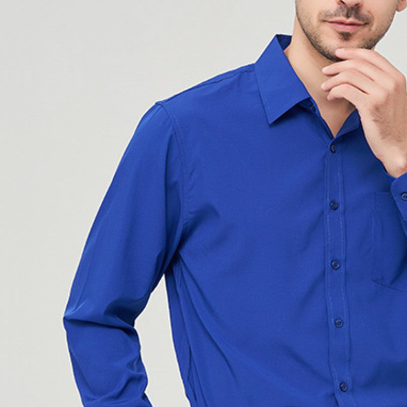 Cutaway Collar Long Sleeves Formal Shirt