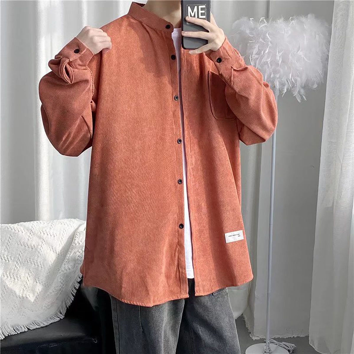 Men Casual Solid Regular Jacket