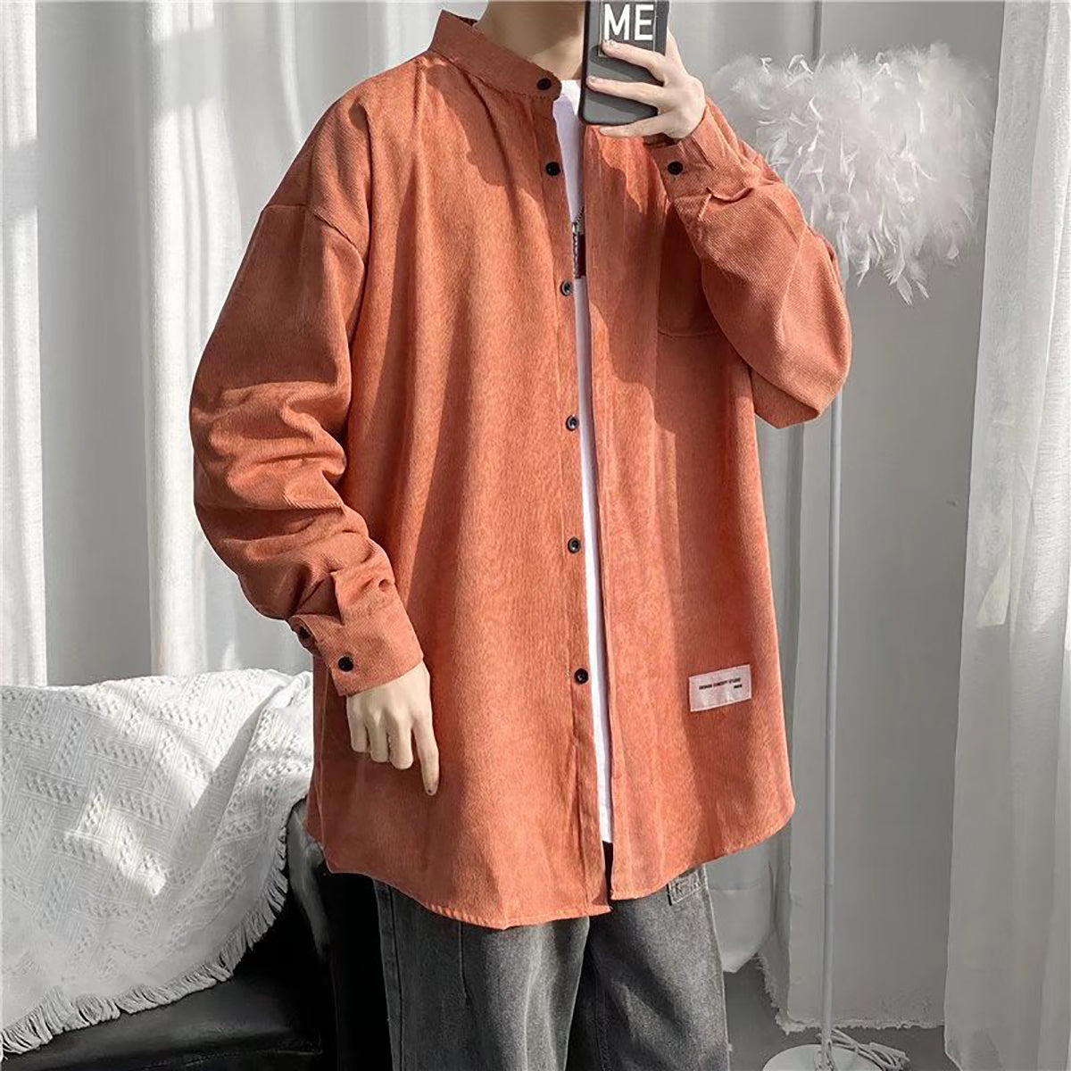 Men Casual Solid Regular Jacket