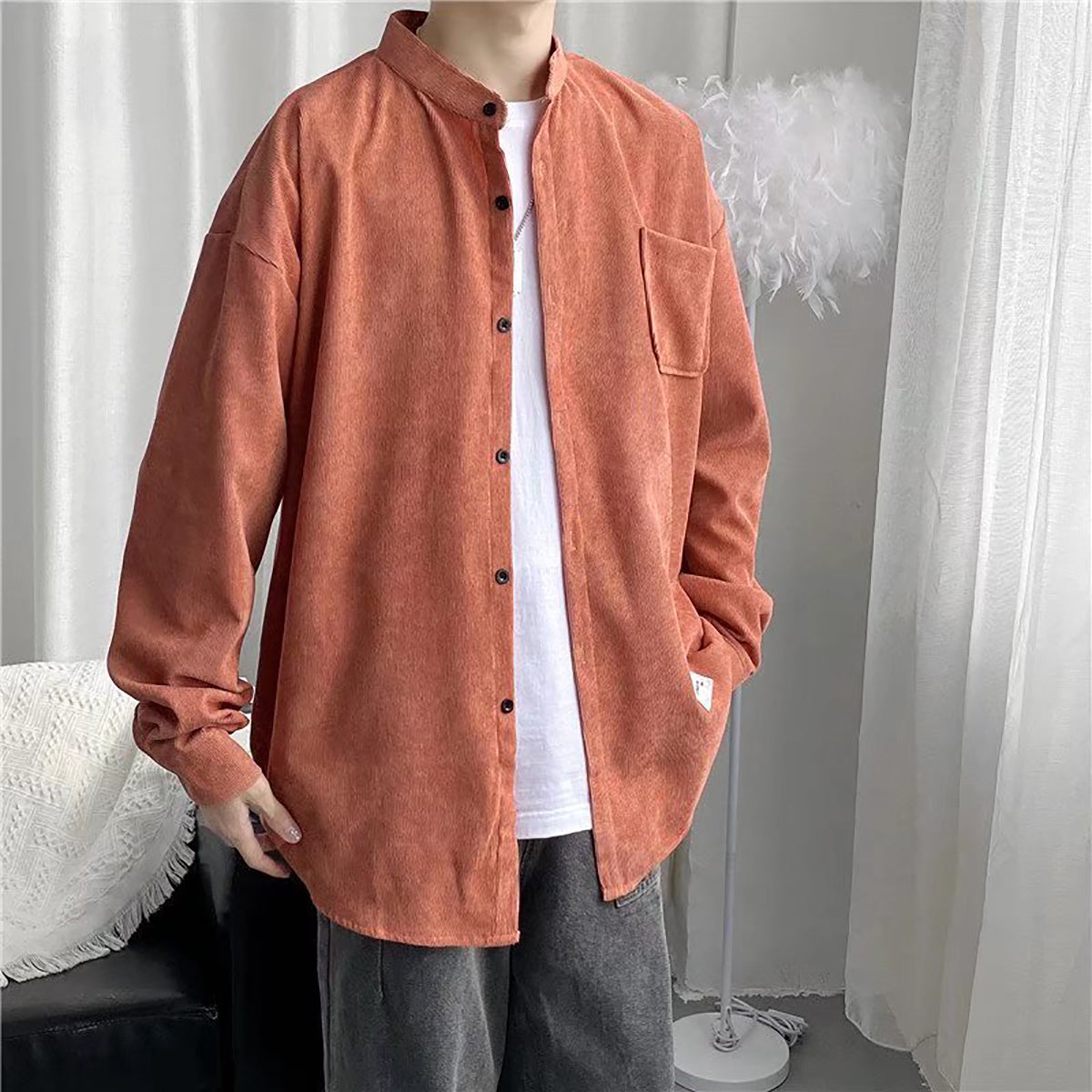 Men Casual Solid Regular Jacket