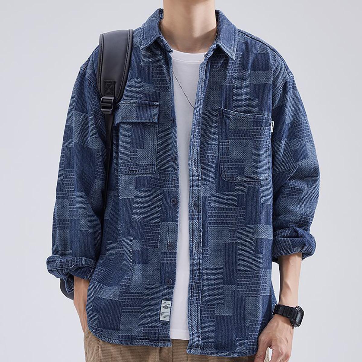 Men Textured Casual Shirt