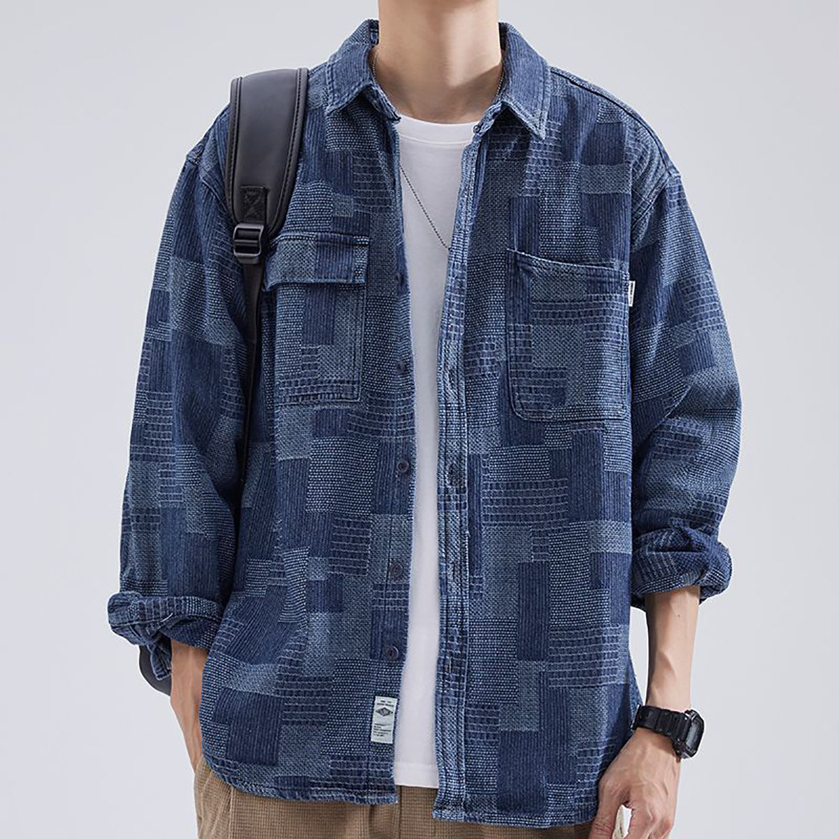 Men Textured Casual Shirt
