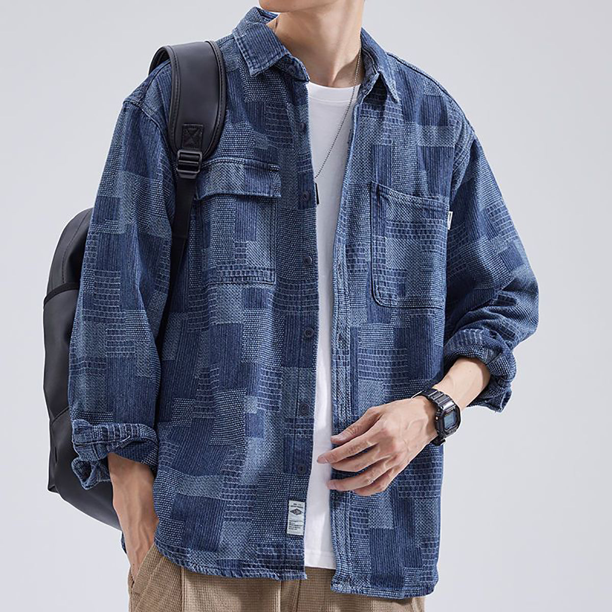 Men Textured Casual Shirt